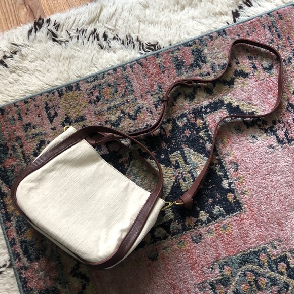 Madewell The Sydney Crossbody Bag: Cotton-Linen Edition Canvas Quiet Luxury Boho - Picture 7 of 8